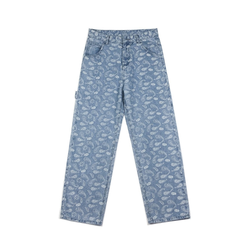 Men Jeans Straight Spring and Autumn Jeans Trousers