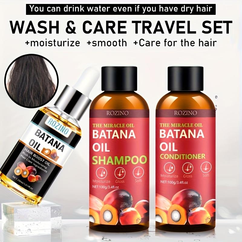 Batana Oil Shampoo & Conditioner Set - Hair Growth & Thickening for Women & Men