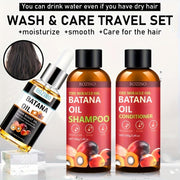 Batana Oil Shampoo & Conditioner Set - Hair Growth & Thickening for Women & Men