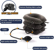 Inflatable Cervical Neck Traction Device for Pain Relief - Adjustable, Portable