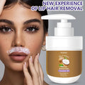 ROZINO Coconut Oil Hair Removal Cream | Gentle & Painless Depilatory for Face, Lips, Arms & Legs | 100g