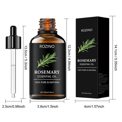 100% Pure Rosemary Oil by ROZINO – Repair, Brighten & Glow Naturally