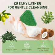 ROZINO Herbal Shampoo Bar with Usman Grass, Ginseng & Rosemary for Thinning Hair