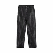 Men Jeans Loose Straight Straight-Leg Wide-Leg Pants