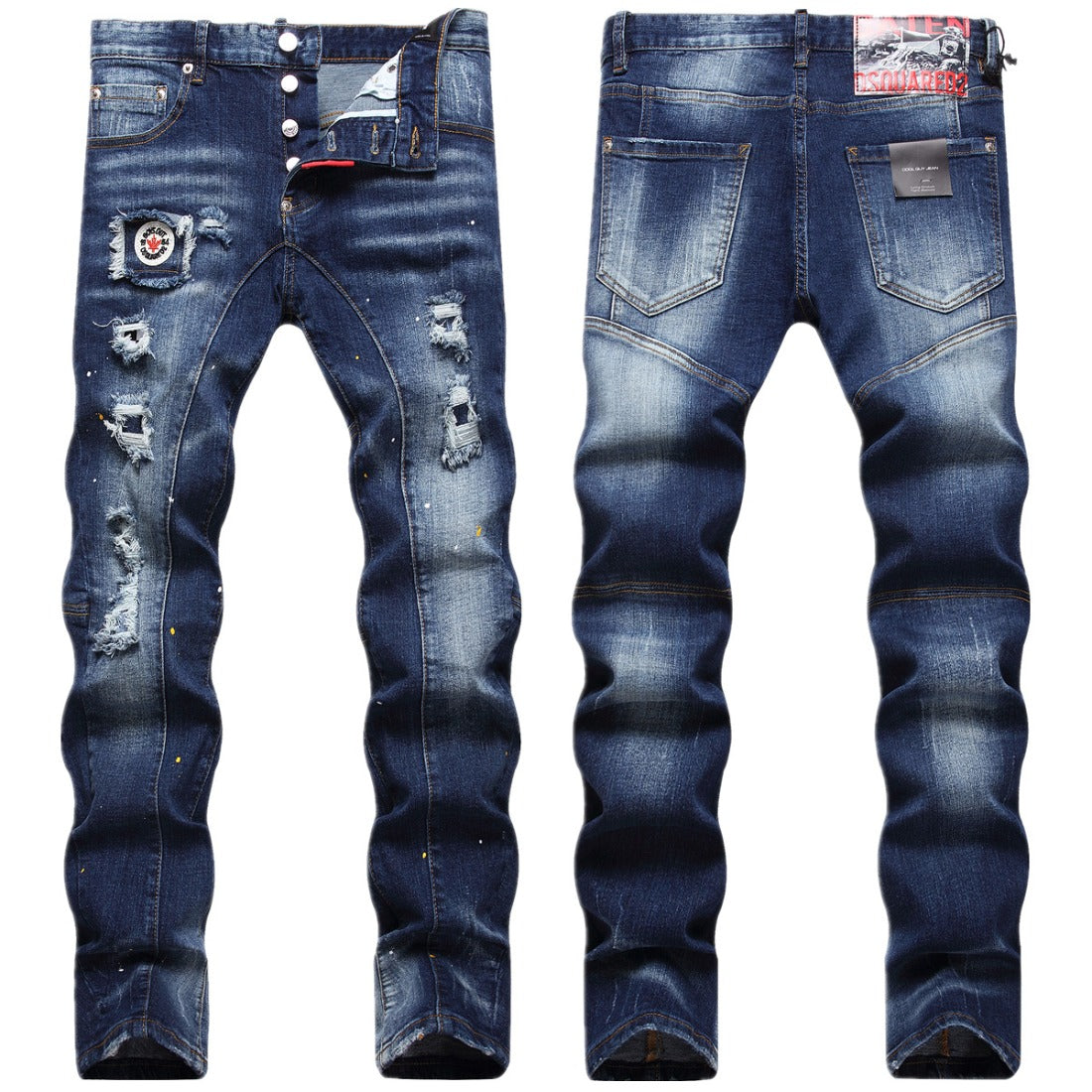 DSQ2 Jeans Ripped Stretch Jeans