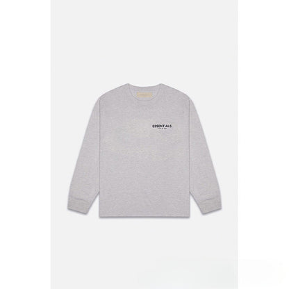 Fog Essentials Long Sleeve T-Shirt Flocking Logo Loose Long Sleeve T-Shirt