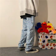 Men Jeans Straight Spring and Autumn Jeans Trousers