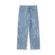 Men Jeans Hiphop Pants Loose Straight Jeans