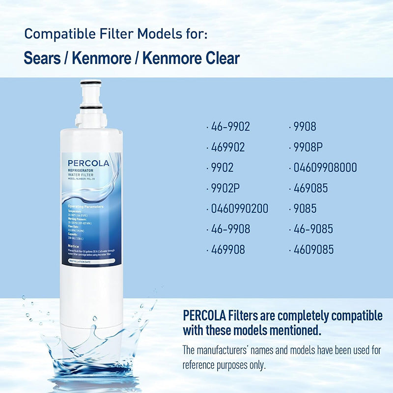 2Pack Refrigerator Home Water Filters