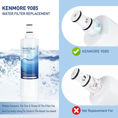 2Pack Refrigerator Home Water Filters