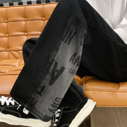 Men Jeans Vintage Jeans Vintage Baggy Straight Trousers