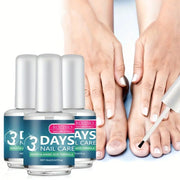 ROZINO 3-Day Nail Care Treatment - Keratin & Amino Acid Formula (3 Pack, 16ml)