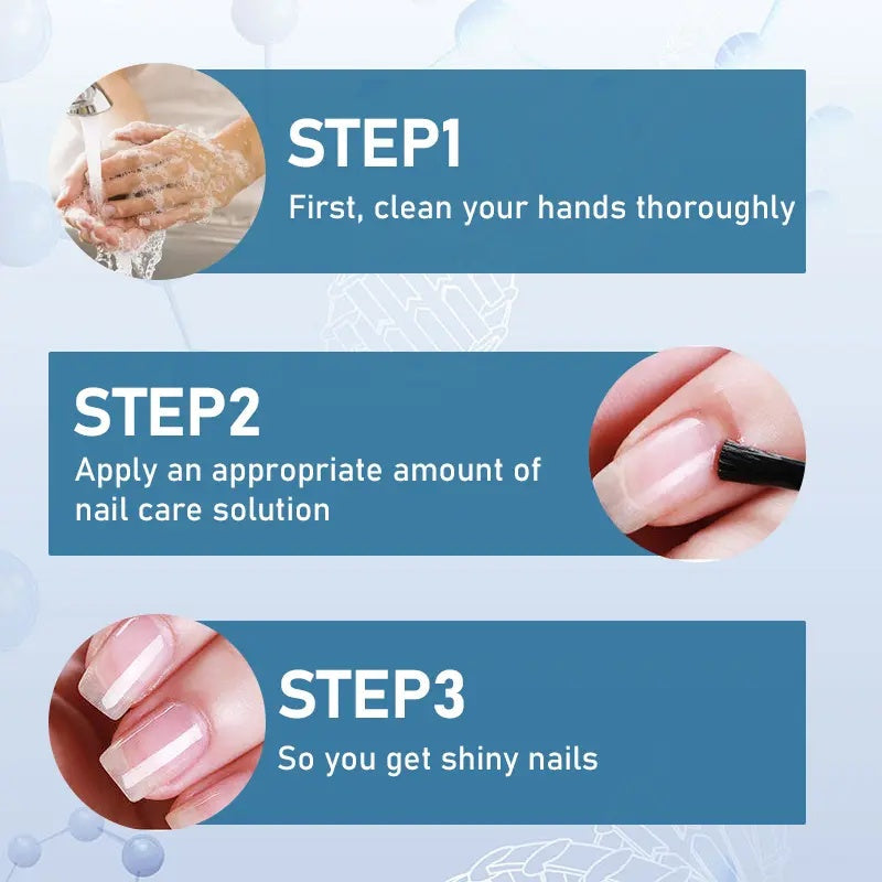 ROZINO 3 Days Nail Care Treatment - Keratin & Amino Acid Formula, 16ml (3 Pack)