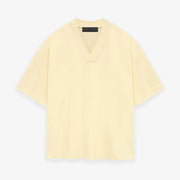 Fog Essentials T shirt Offset Logo Loose V-neck T shirt