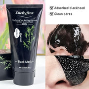ROZINO Bamboo Charcoal Peel-Off Facial Mask - Blackhead Remover & Pore Cleanser, 60g