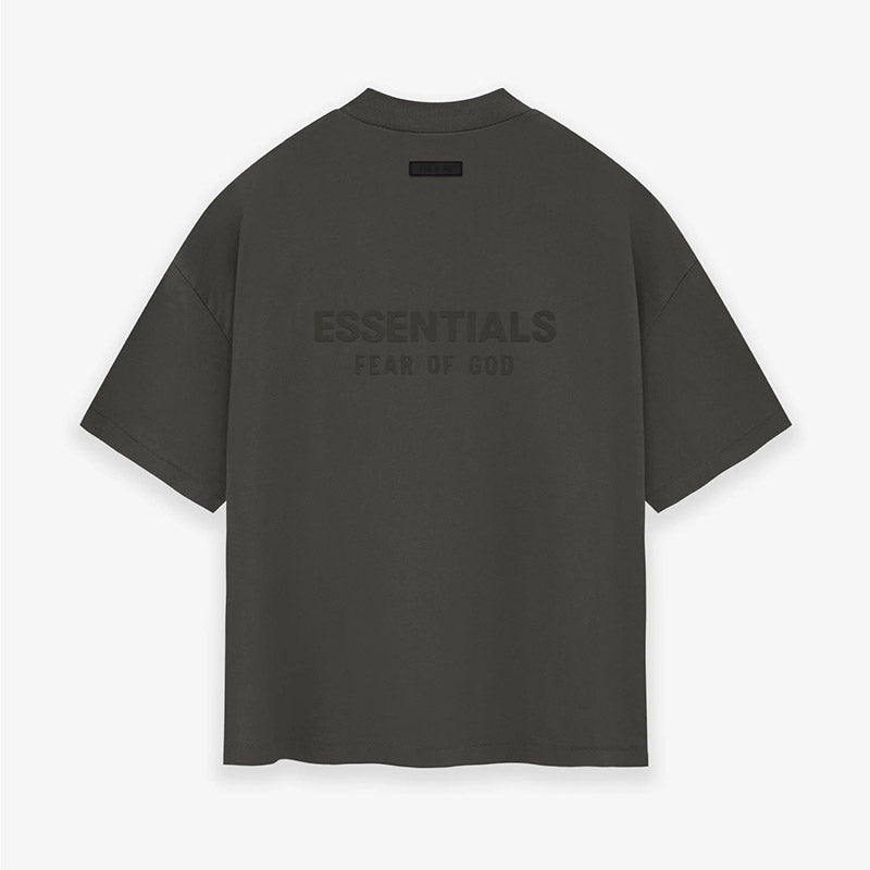 Fog Essentials T shirt Offset Logo Loose V-neck T shirt