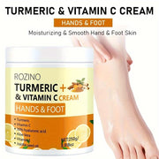 ROZINO Turmeric Firming Cream for Face, Neck, Hands & Feet - 1.69 oz