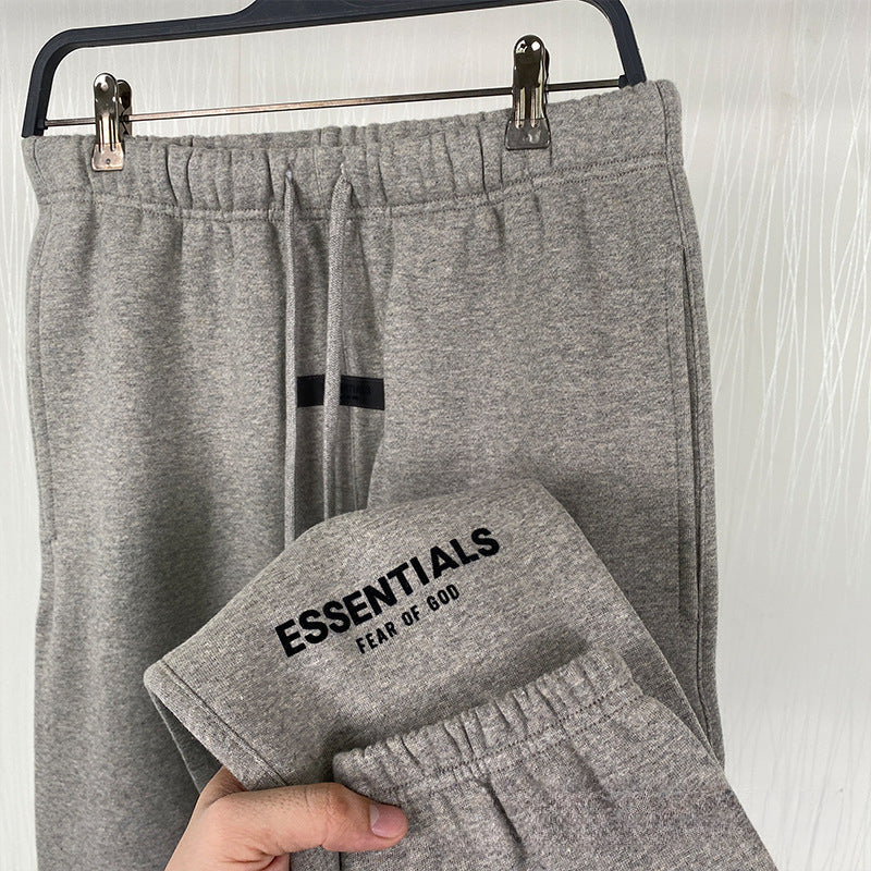 Fog Essentials Sweatpants Unisex Offset Logo Fleece Sweatpants