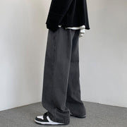 Men Jeans Baggy Straight Trousers Casual Trousers