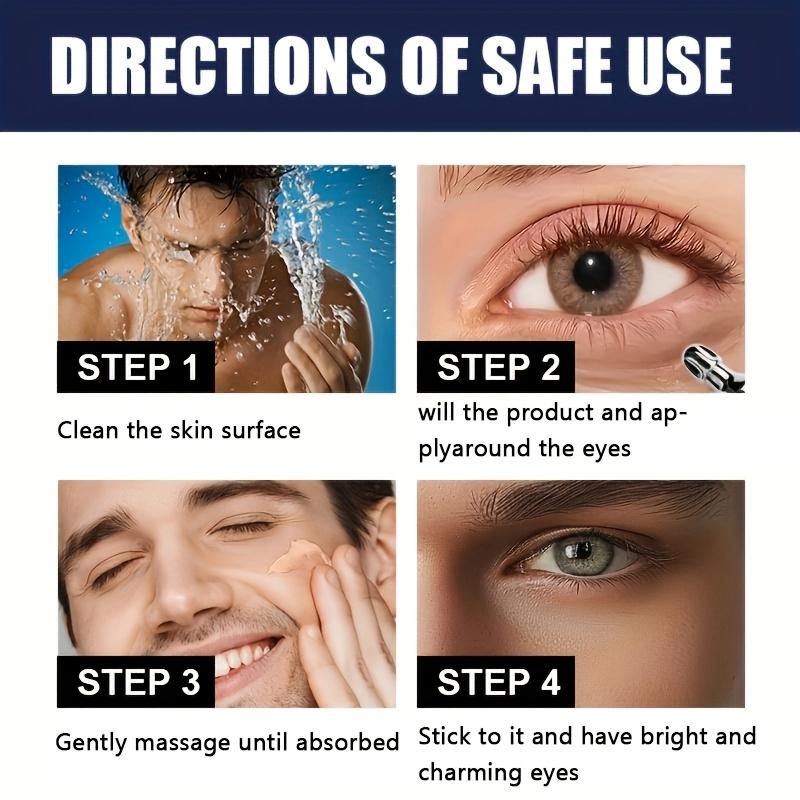 ROZINO 6% Caffeine Eye Cream with 1% Retinol & Hyaluronic Acid for Dark Circles & Wrinkles, 0.71 fl oz