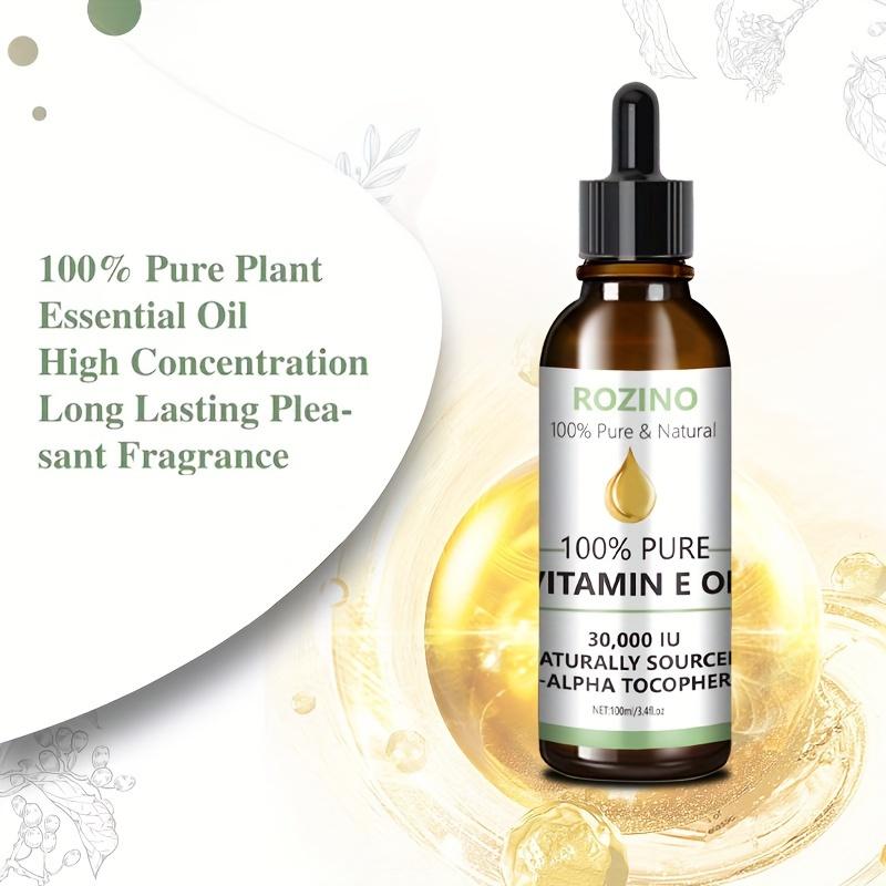 Rozino Pure Natural Vitamin E Oil for Skin Repair & Hair Care