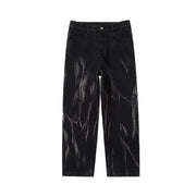 Men Jeans Hiphop Pants Loose Straight Jeans