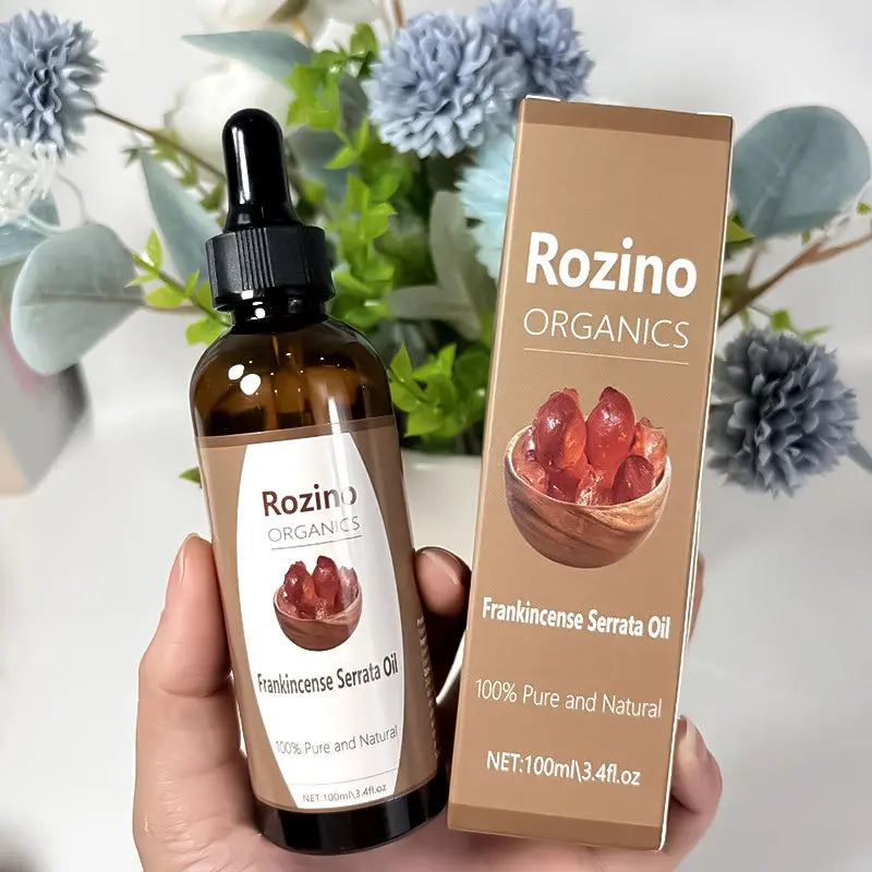 RozinoORGANICS Frankincense Jojoba Oil - 4 fl oz, Cold-Pressed, Unrefined