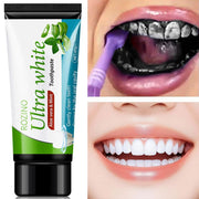 ROZINO Aloe Vera Ultra White Toothpaste - Sensitive Relief & Whitening, Fluoride-Free, Peppermint, 60g