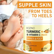 ROZINO Turmeric Firming Cream for Face, Neck, Hands & Feet - 1.69 oz