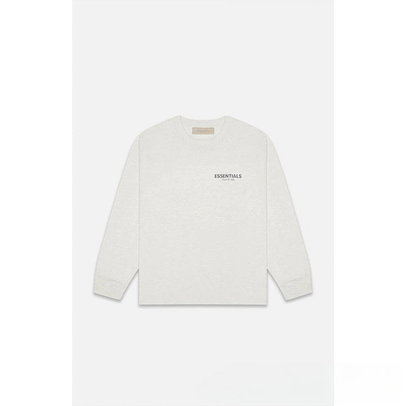 Fog Essentials Long Sleeve T-Shirt Flocking Logo Loose Long Sleeve T-Shirt