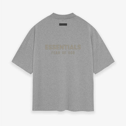 Fog Essentials T shirt Offset Logo Loose V-neck T shirt