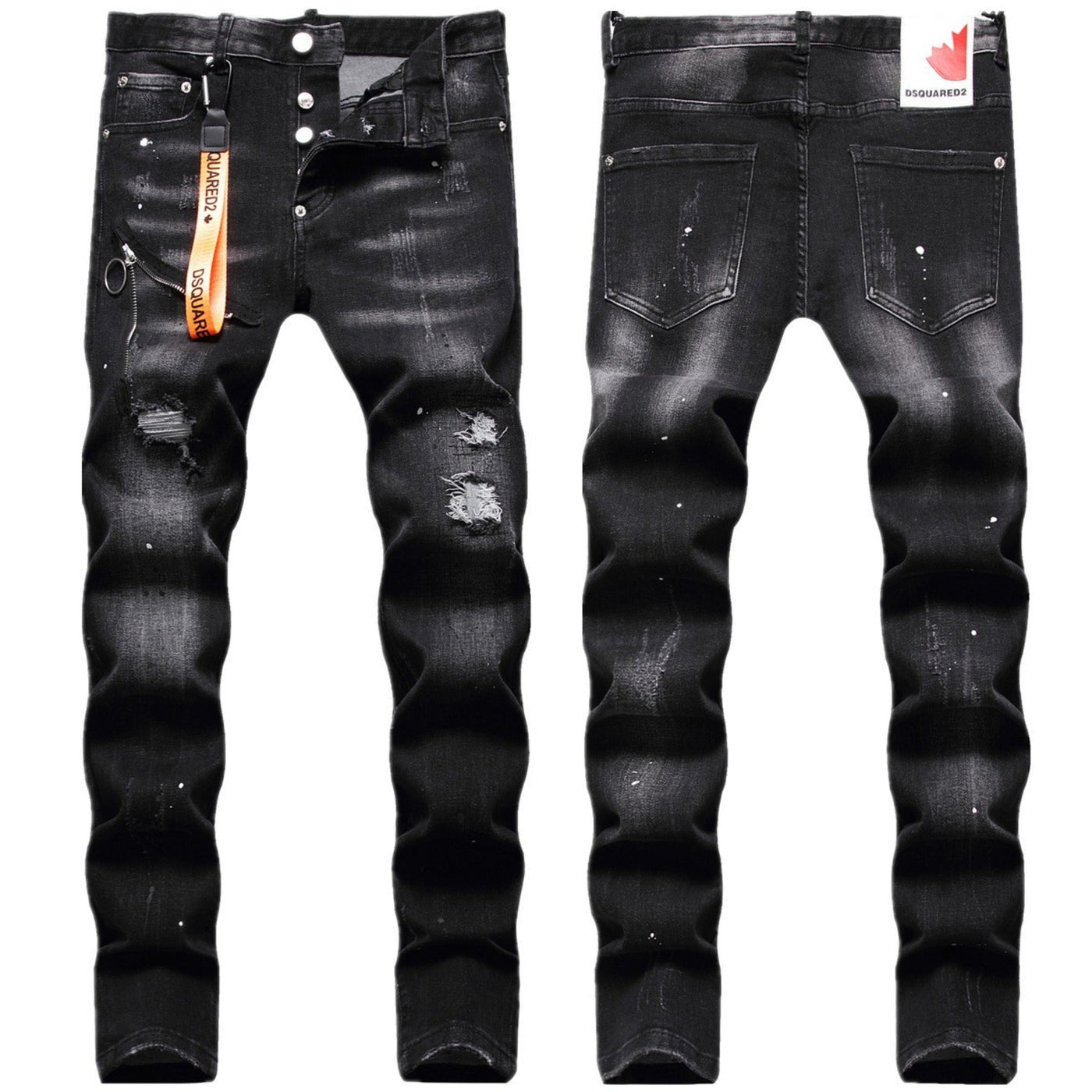 DSQ2 Jeans Ripped Stretch Jeans