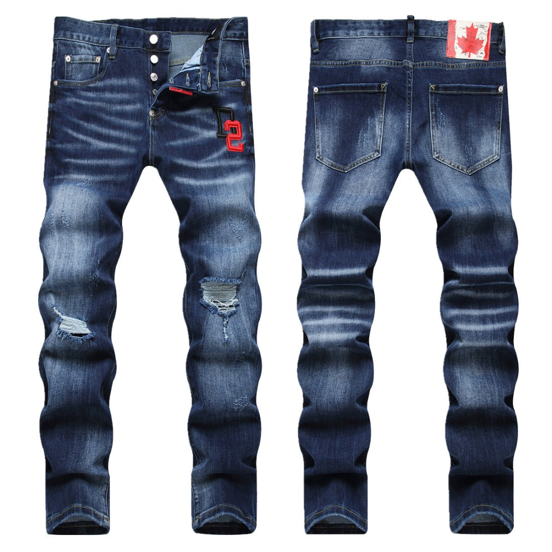 DSQ2 Jeans Ripped Stretch Jeans