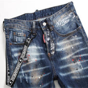 DSQ2 Jeans Distressed Slim-fit Stretch Jeans