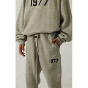 Fog Essentials Sweatpants Unisex ?¡¥1977?¡¥ Loose Fleece Sweatpants