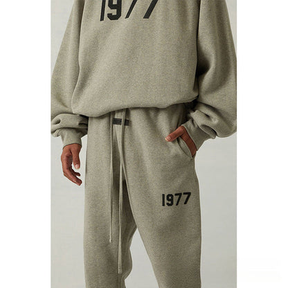 Fog Essentials Sweatpants Unisex ?¡¥1977?¡¥ Loose Fleece Sweatpants