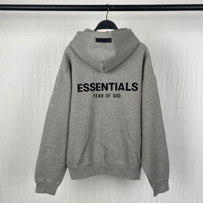 Fog Essentials Hoodie Unisex Flocking Logo Fashion Hooded Sweater