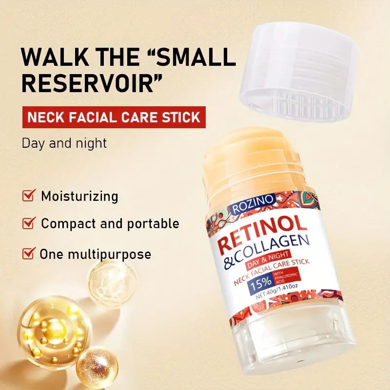 ROZINO Retinol & Collagen Neck Firming Stick - Anti-Aging DÃ©colletÃ© Cream