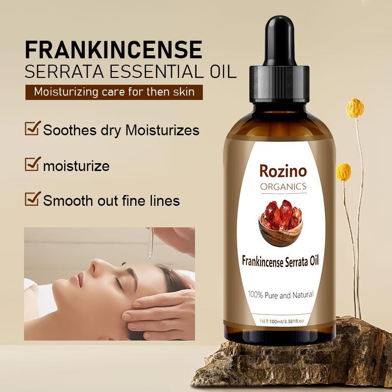 RozinoORGANICS Frankincense Jojoba Oil - 4 fl oz, Cold-Pressed, Unrefined