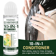 ROZINO 10-in-1 Hair Care Set - Shampoo, Conditioner & Serum (100ml) with Keratin & Jojoba Oil