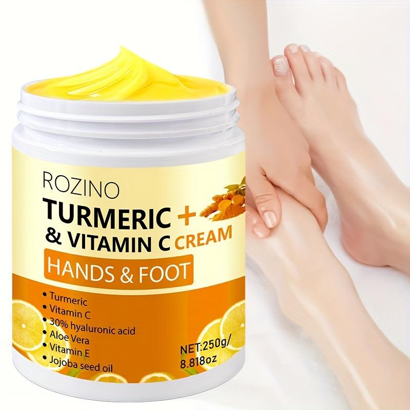 ROZINO Turmeric Firming Cream for Face, Neck, Hands & Feet - 1.69 oz
