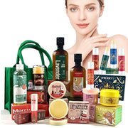 ROZINO Christmas Gift Set for Women - 8 Piece Bath, Body & Hair Care Collection