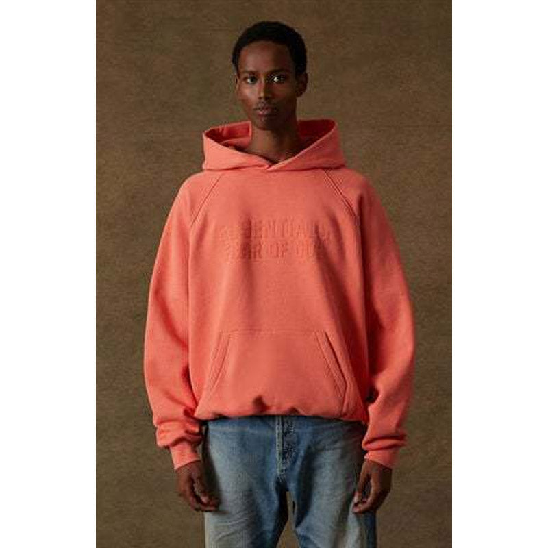 Fog Essentials Hoodie Unisex Flocking Logo Loose Hooded Sweater