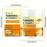 ROZINO Turmeric Firming Cream for Face, Neck, Hands & Feet - 1.69 oz
