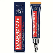ROZINO 6% Caffeine Eye Cream with 1% Retinol & Hyaluronic Acid for Dark Circles & Wrinkles, 0.71 fl oz