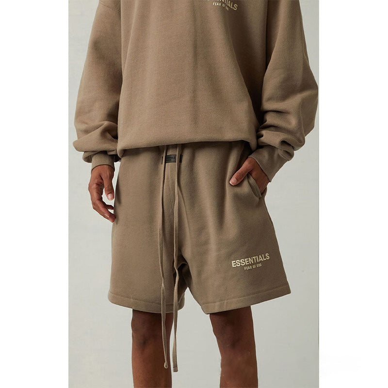 Fog Essentials Shorts White Flocking Logo Shorts