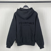 Fog Essentials Hoodie Unisex Flocking Logo Fashion Hooded Sweater