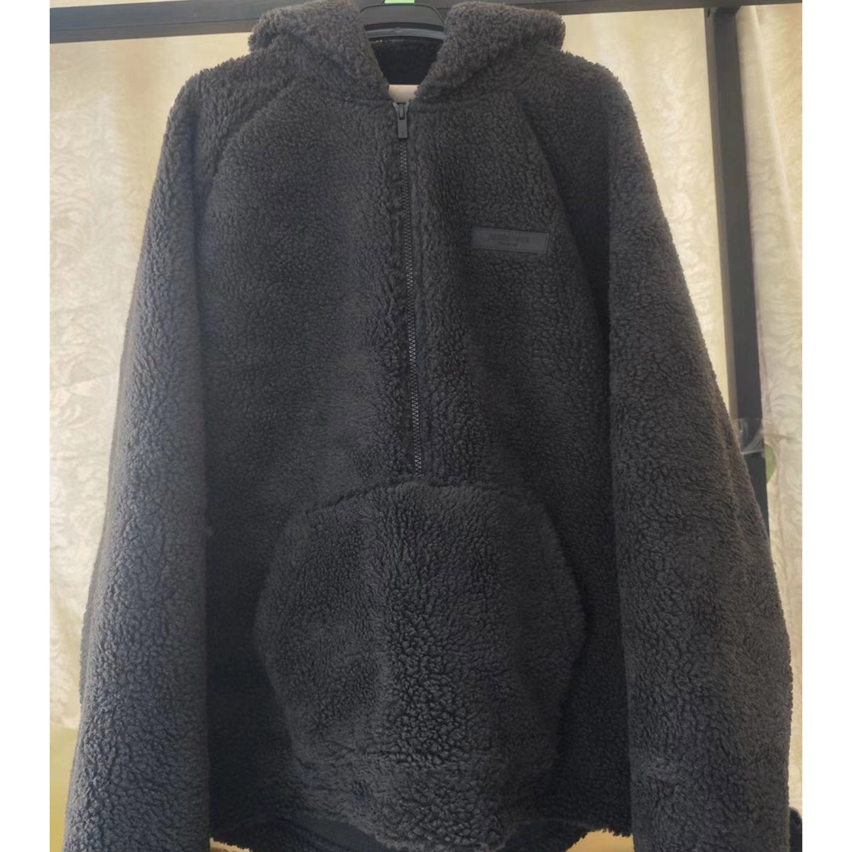 Fog Essentials Sweatshirt Lamb Wool Half Zip Jacket