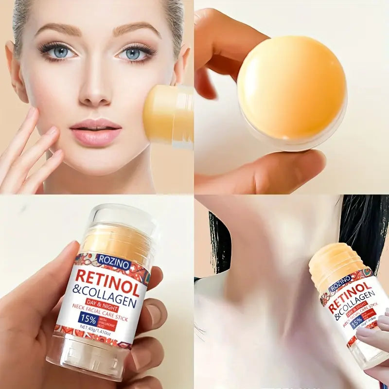 ROZINO Retinol & Collagen Neck Firming Stick - Anti-Aging DÃ©colletÃ© Cream