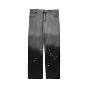 Men Jeans Summer Loose Straight Wide Leg Couple Casual Pants